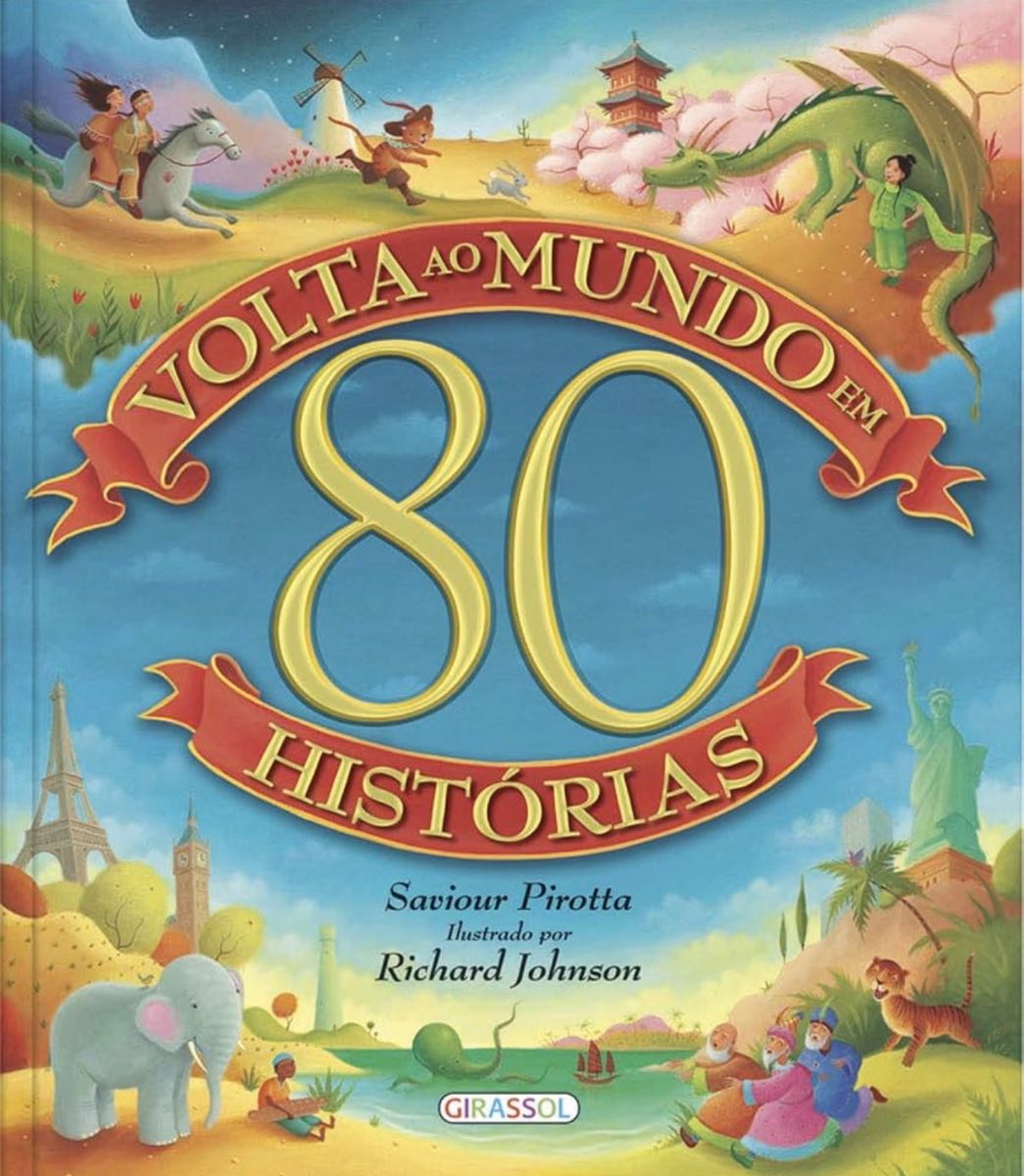 Capa de Volta ao mundo em 80 histórias