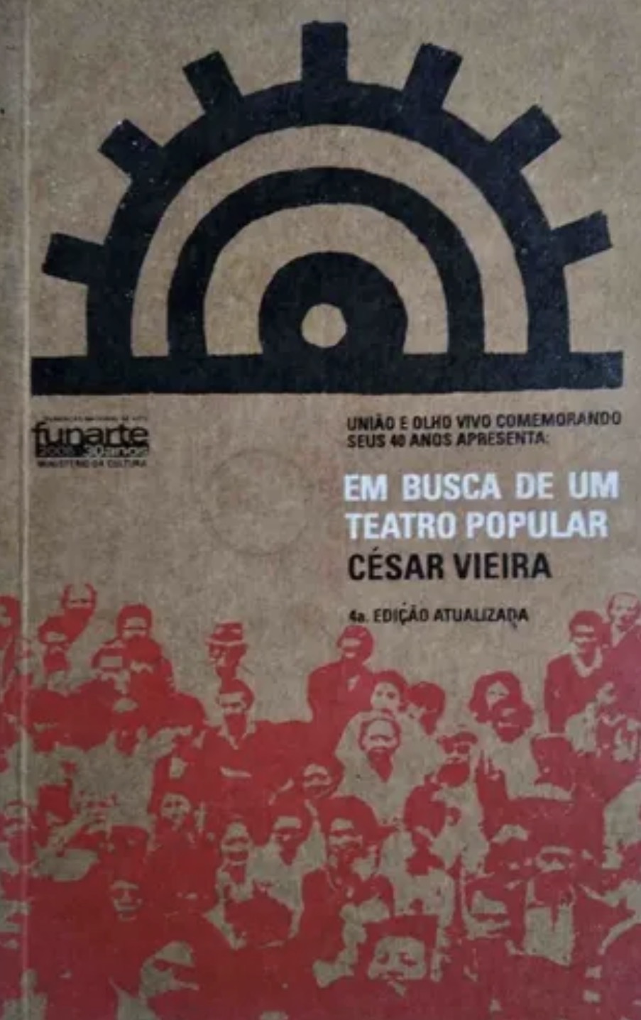 Capa de Em busca de um teatro popular