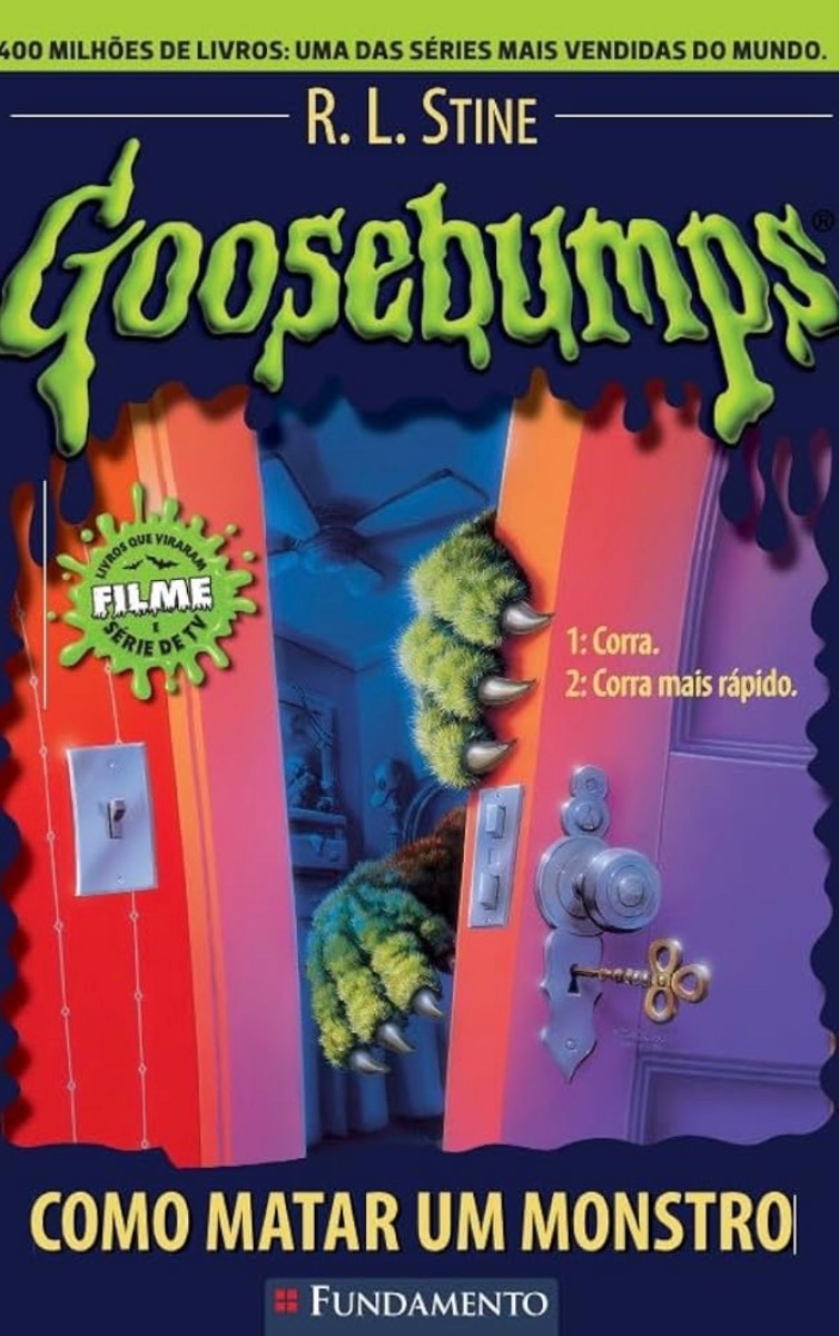 Capa de Goosebumps - COMO MATAR UM MOSTRO