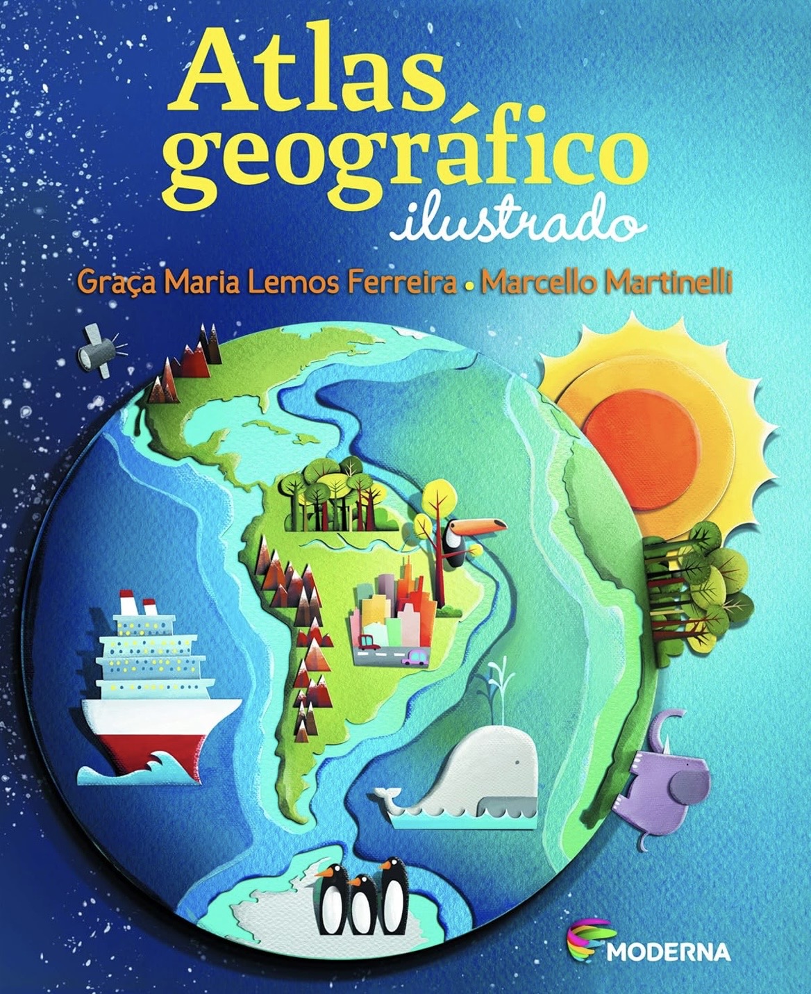 Capa de Atlas geográfico ilustrado