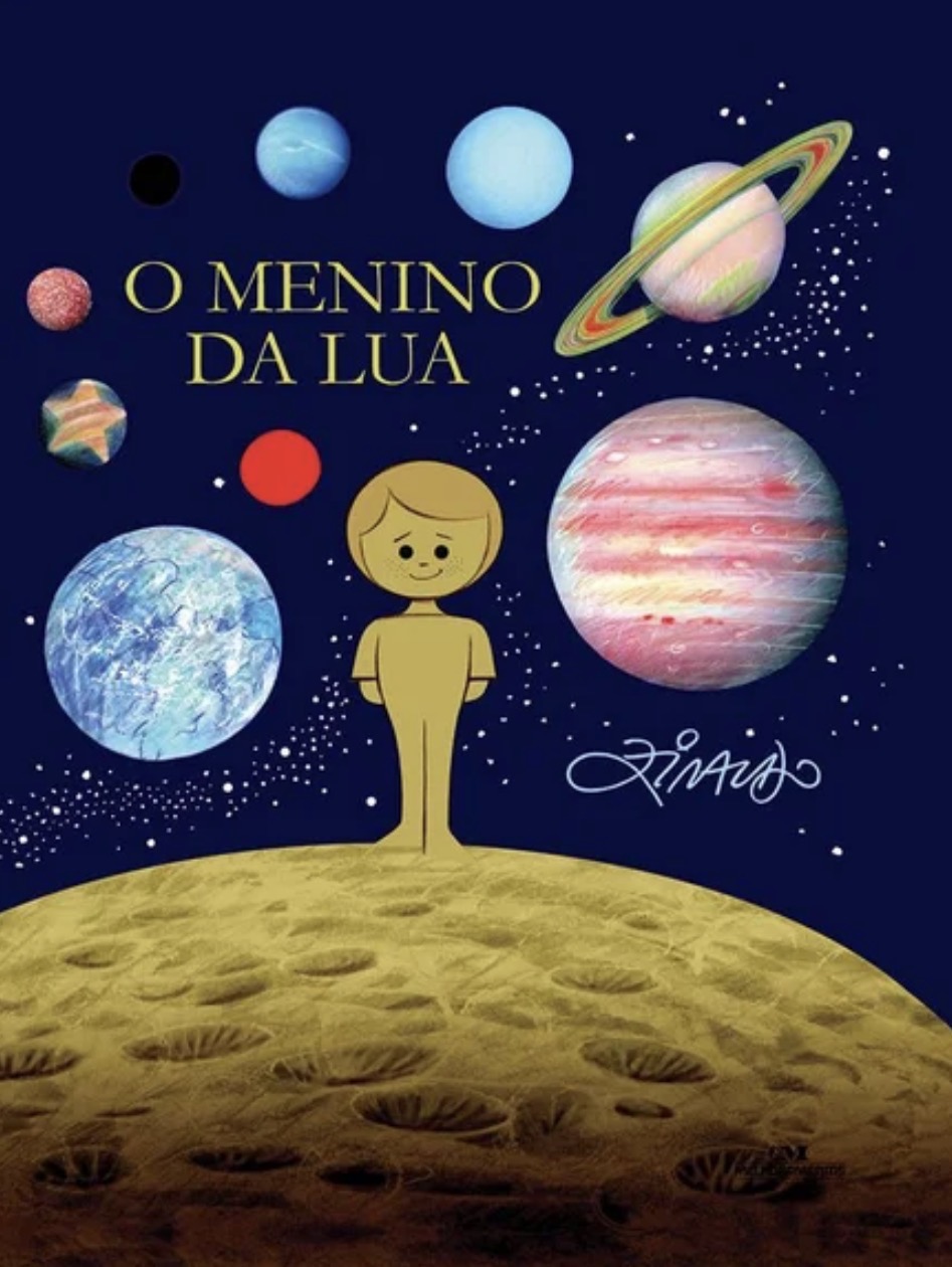 Capa de O menino da lua