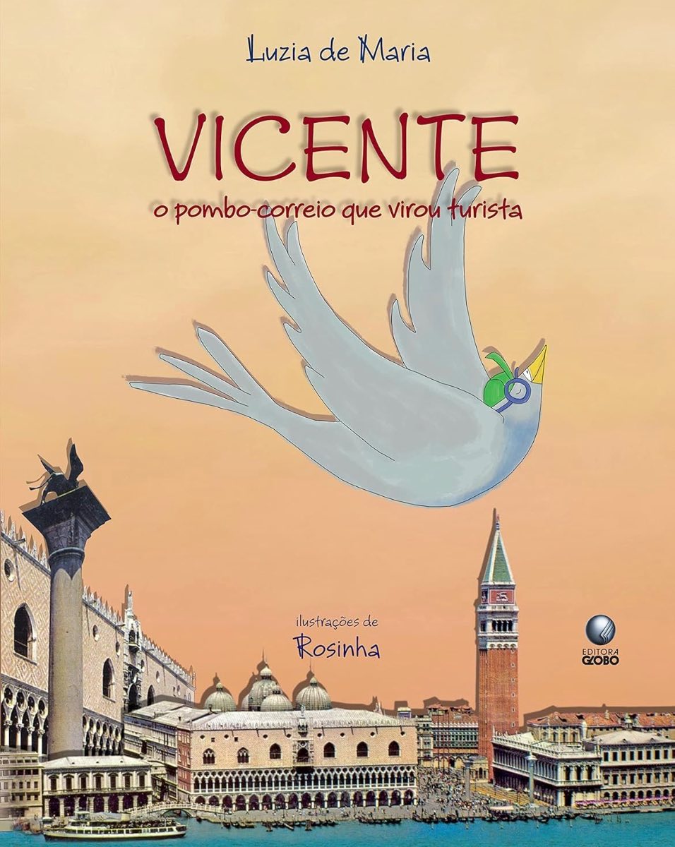 Capa de Vicente o pombo-correio que virou turista