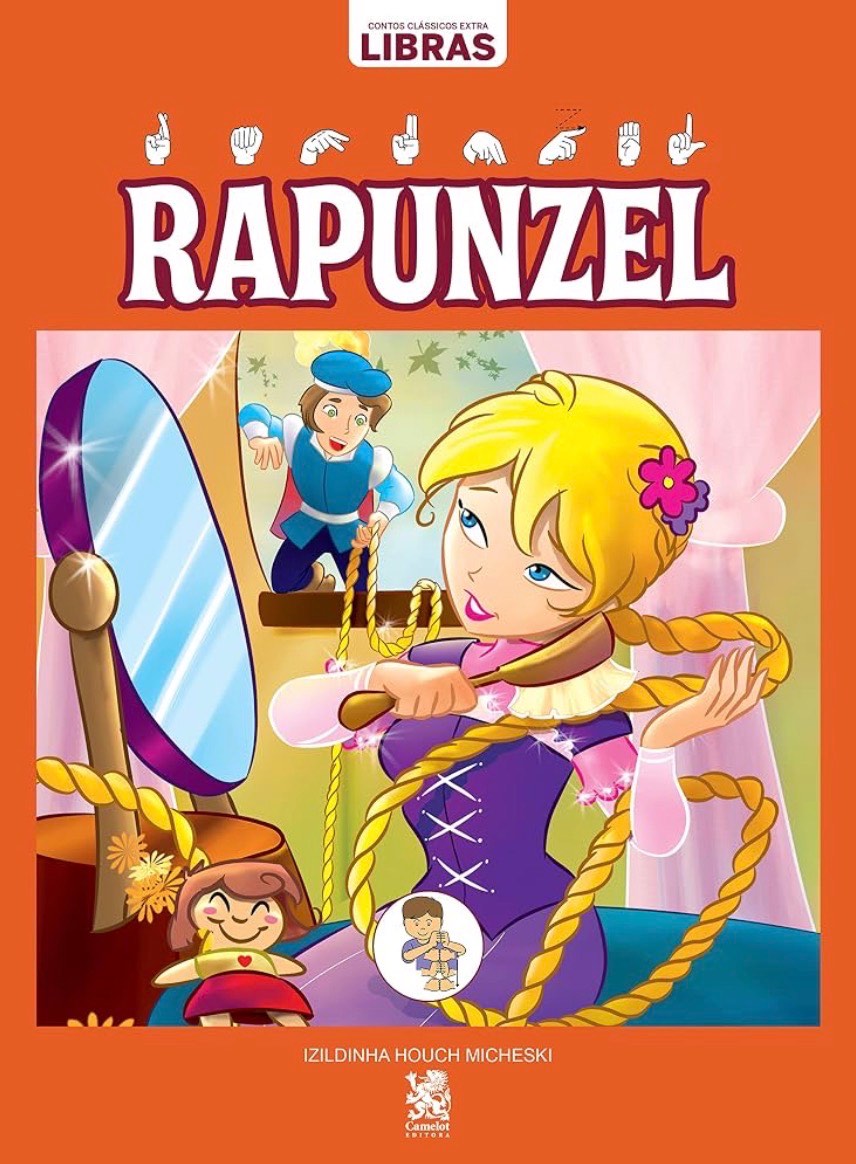 Capa de Coleção Clássicos Especial Libras - Rapunzel