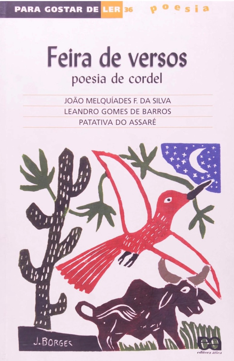 Capa de Feira de versos: antologia de cordel
