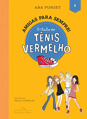Capa de O clube do tênis vermelho: amigas para sempre!