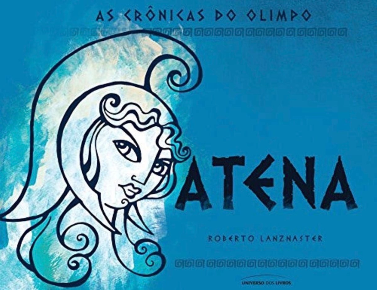 Capa de As crônicas do Olimpo: Atena